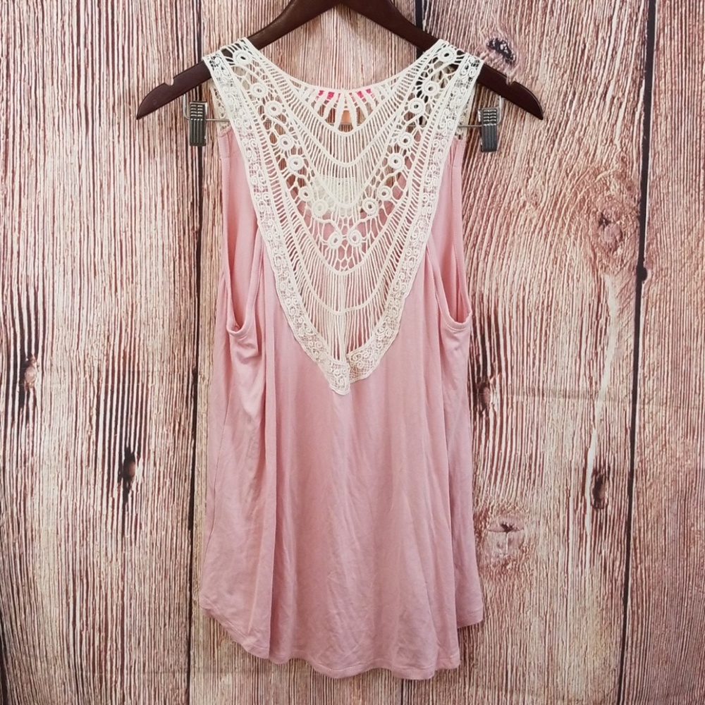 Boho crochet tank top